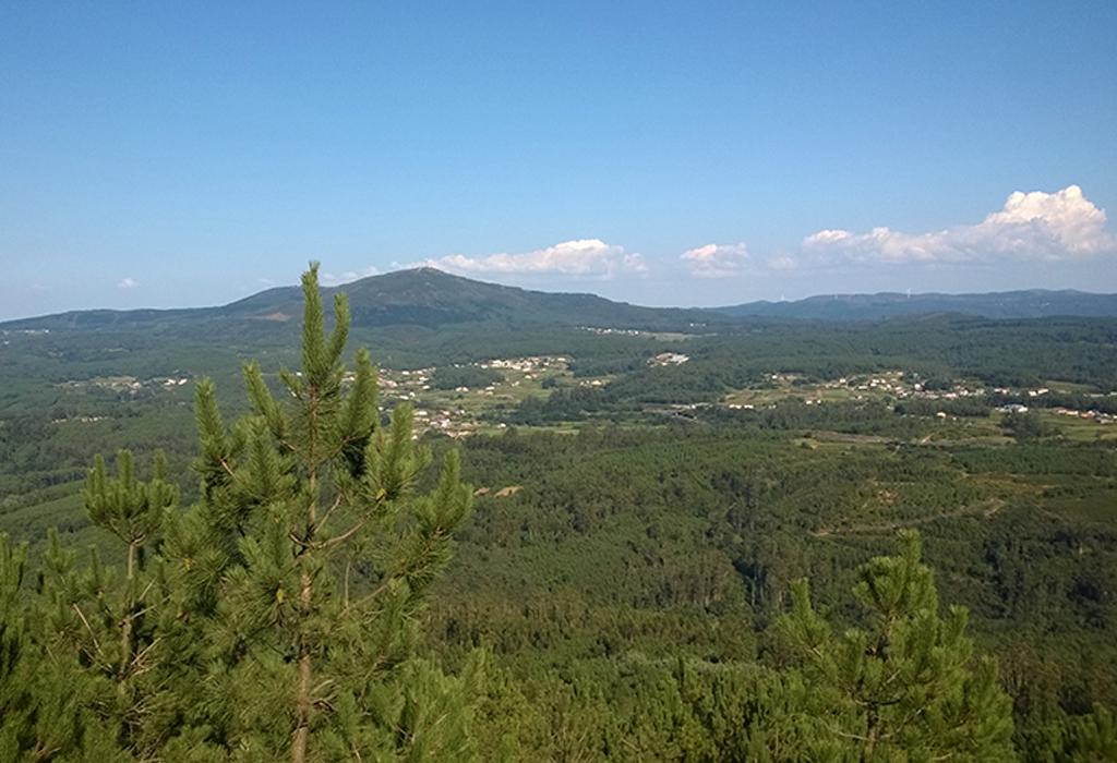 Panorámica da Chan do Cesteiro - Valga - San Salvador de Setecoros