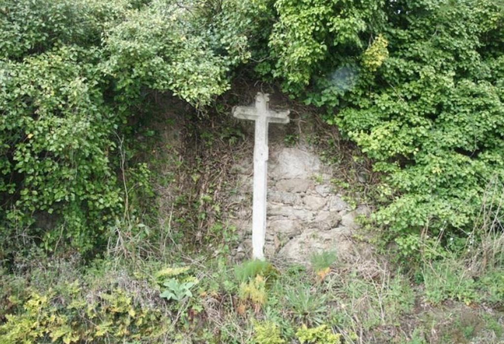 Cruz da casa reitoral de Santa María de Leiro - Rianxo - Santa María de Leiro