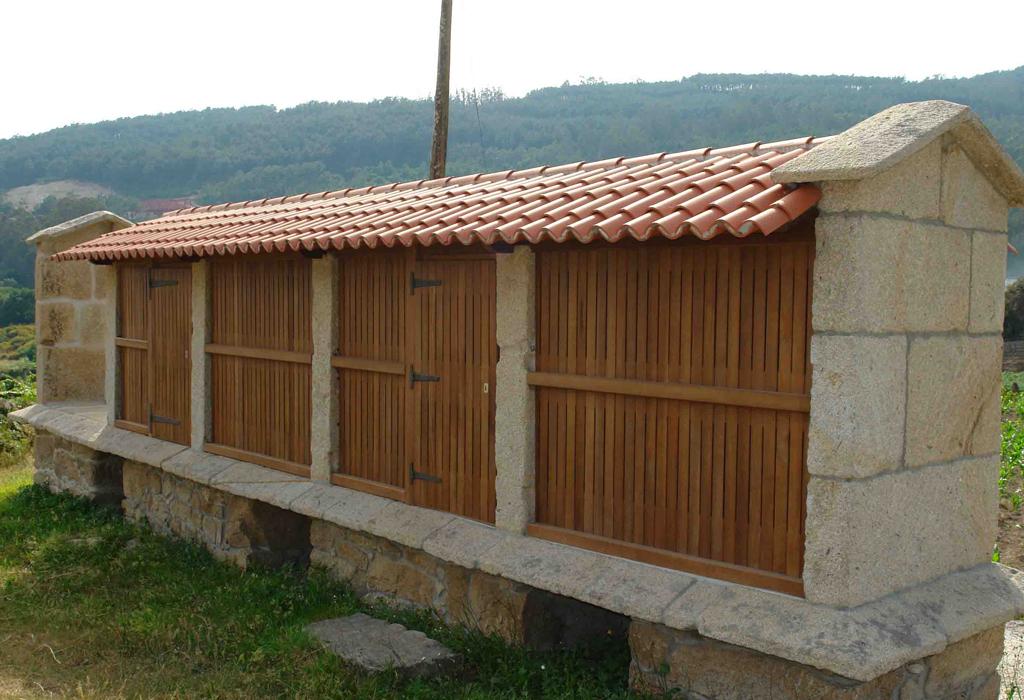 Hórreo da casa reitoral de San Xián de Laíño - Dodro - San Xián de Laíño